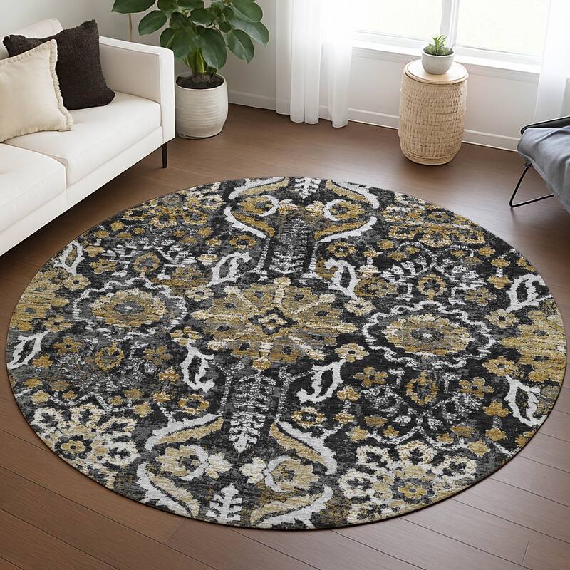 Machine Washable Indoor/ Outdoor Global Firestone Chantille Rug