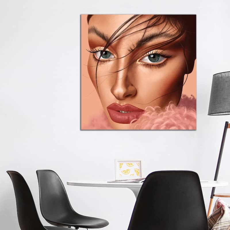 iCanvas "Portrait Of A Girl" by Teodora Jelenic Canvas Print - 37x37x1.5