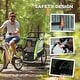 preview thumbnail 8 of 7, Aosom Child Baby Bike Trailer Kids 2 Seater, Bike Stroller Toddler, Green