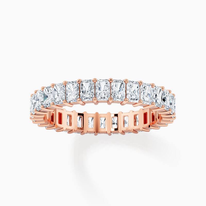 Auriya 14k Gold Radiant North-South Lab Grown Diamond Eternity Band 3.00 - 11.25 ct. tw. (F-G, VS)