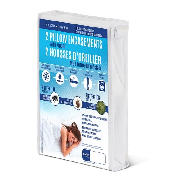 Pillow Encasement 2PK Waterproof White Bed Bath & Beyond 32608414