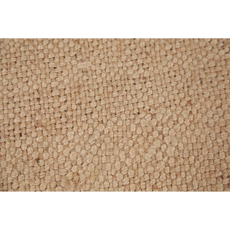 Hand Woven Oriental 100% Jute Carpet Southwestern Modern Beige & Ivories Kilim Area Rug - 12' 1'' X 9' 5''