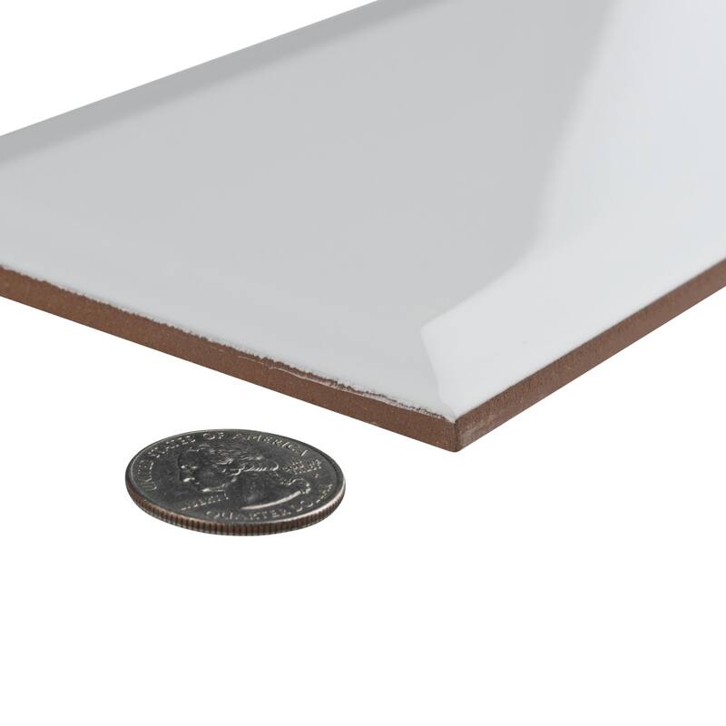 Merola Tile Santorini Loft Blanco 4" x 11-7/8" Ceramic Wall Tile