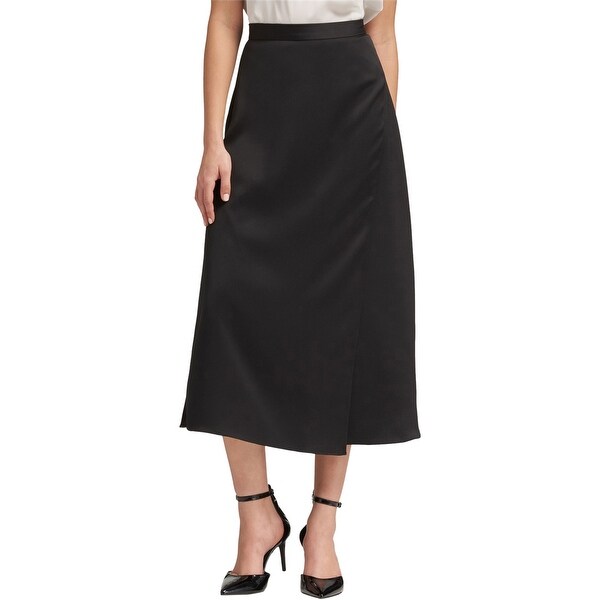 Dkny Womens Side-Slit Midi Skirt. Opens flyout.