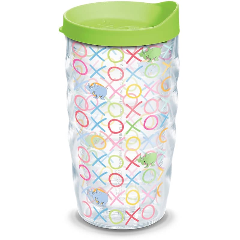Tervis Dr. Seuss Horton XOXO Made in USA Double Walled Insulated Travel Tumbler, Classic - 10oz Wavy - 10oz Wavy