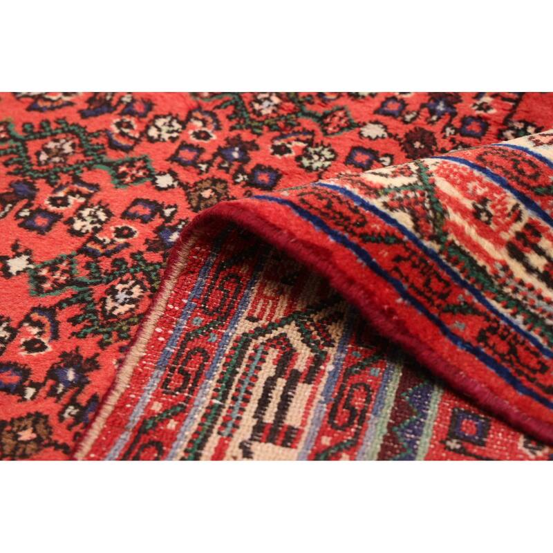 ECARPETGALLERY Hand-knotted Andelz Red Wool Rug - 3'3 x 4'9