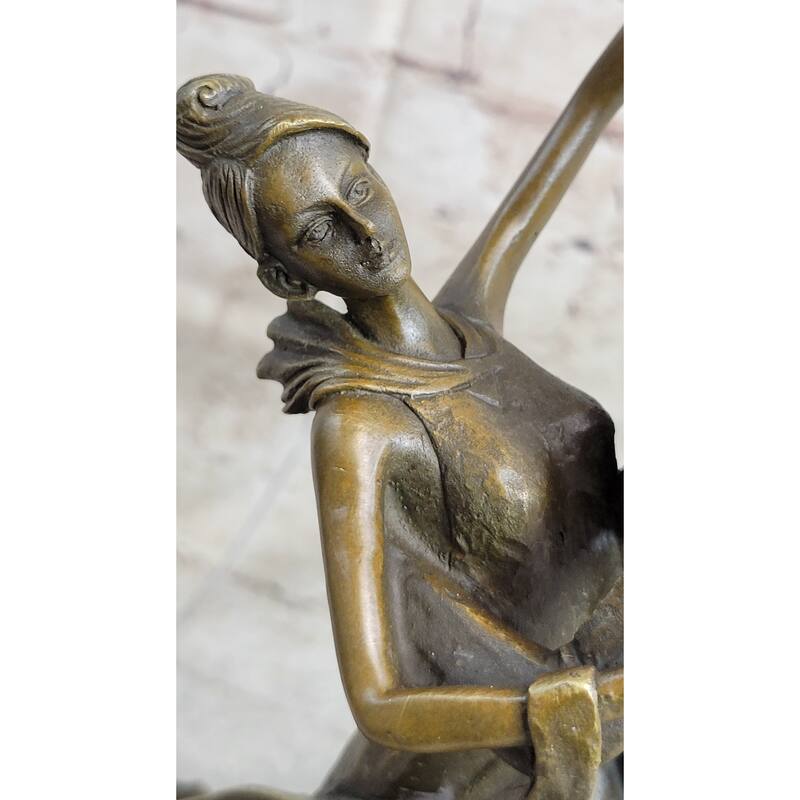 Signed Original Aldo Vitaleh Tango Dance A Tribute To Degas Bronze Sculpture Art