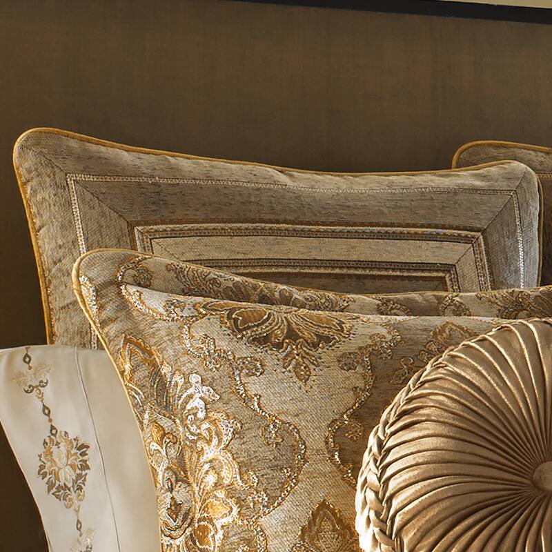 J. Queen New York Bradshaw Euro Sham - Natural - Euro Square