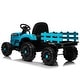 preview thumbnail 23 of 58, Christmas Gift 24V Kids Electric Ride On Tractor with Trailer, Dual 200W Motors, and Parental Remote