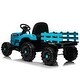 preview thumbnail 72 of 81, Ride on Tractor with Trailer,12V Battery Powered Electric Tractor Toy w/Remote Control Green