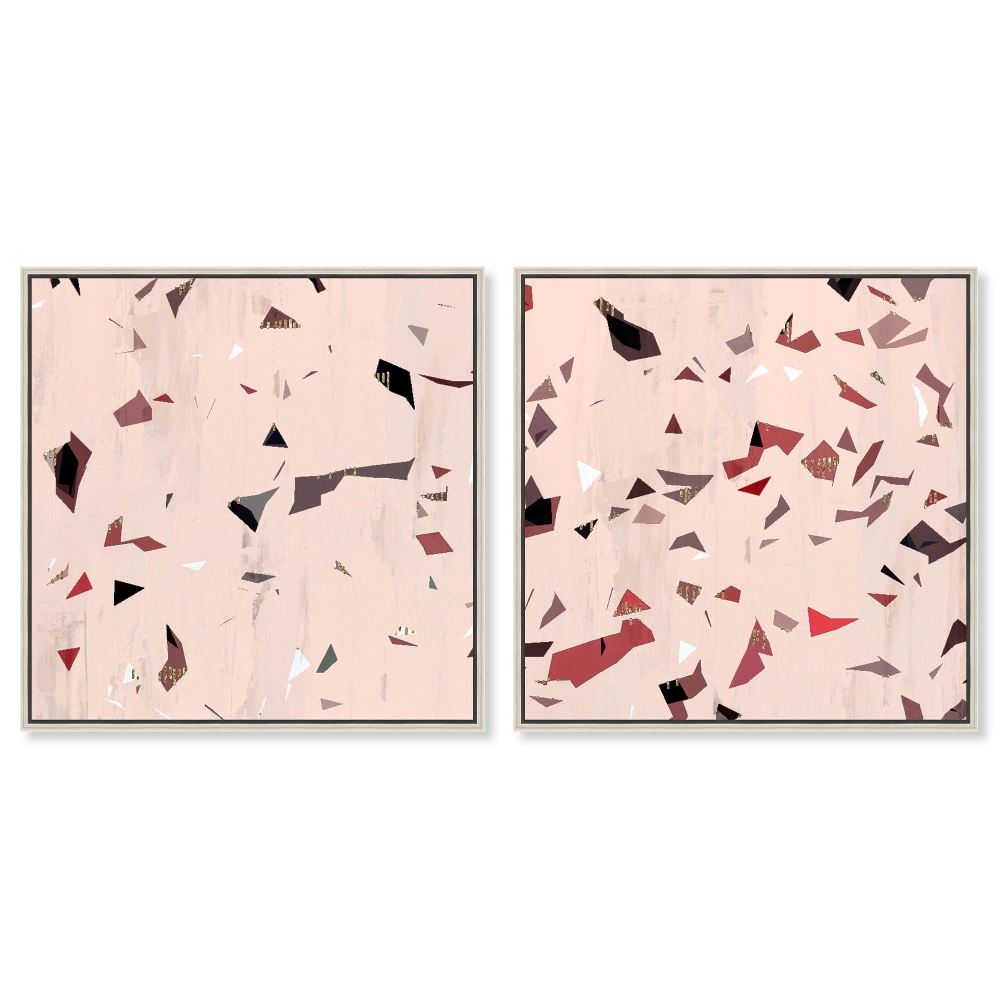 Abstract Living Room Set Canvas Print by Art Remedy