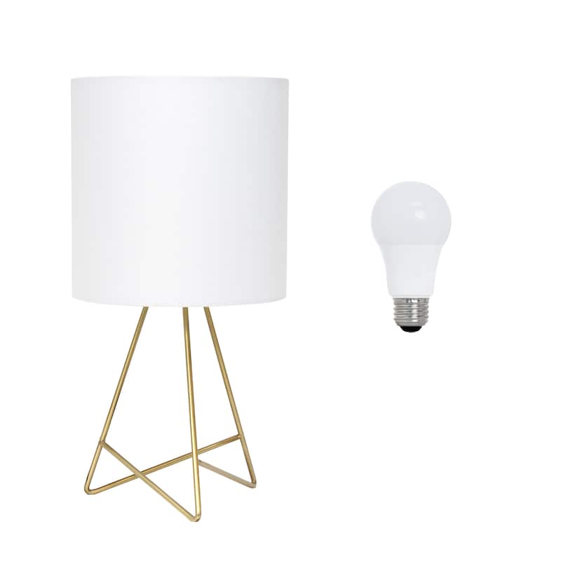 Simple Designs 14" Down to the Wire Table Lamp with LED Bulb Included - 14.00