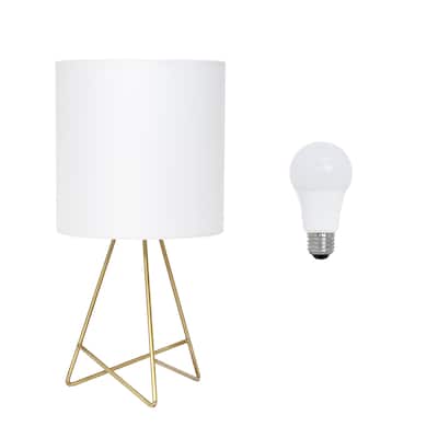 Simple Designs 14" Down to the Wire Table Lamp with LED Bulb Included - 14.00