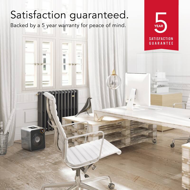 Vornado VMHi600 Whole Room Metal Space Heater, Digital Thermostat