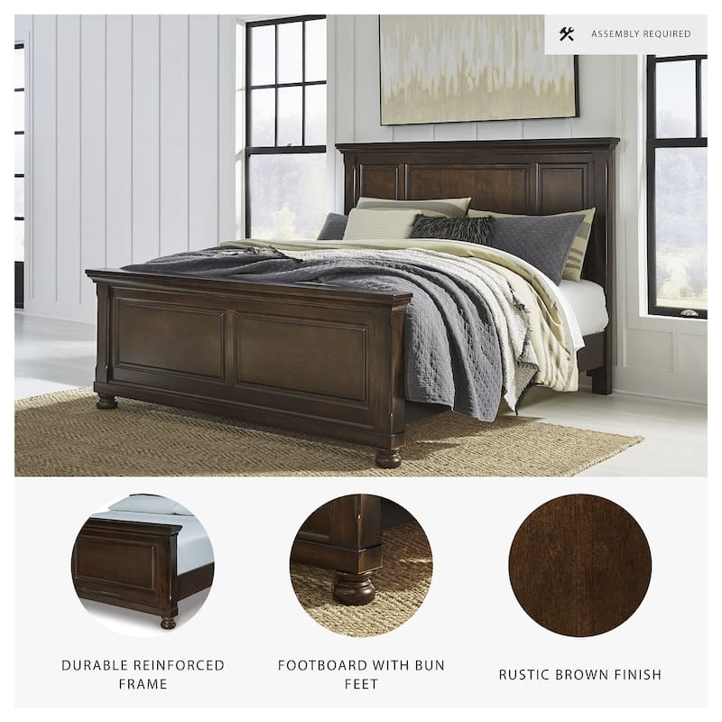 Signature Design by Ashley Porter Brown Panel Bed