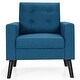 preview thumbnail 2 of 31, Costway Modern Tufted Accent Chair Fabric Armchair Single Sofa w/