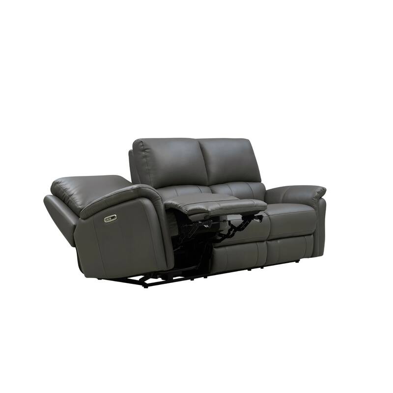 Hydeline Erindale Zero Gravity Power Recline and Headrest Top Grain Leather Sofa and Loveseat