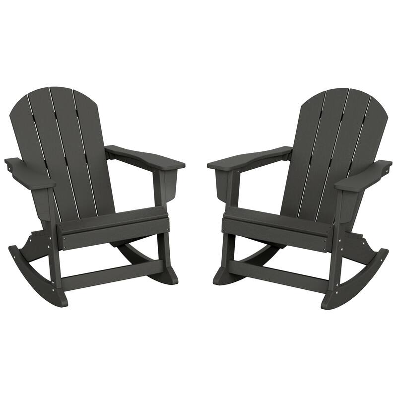 Laguna Hdpe All Weather Outdoor Patio Rocking Chair (Set of 2)