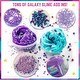 preview thumbnail 5 of 6, GirlZone Cosmic Cloud Slime Kit, Premade Galaxy Slime with Glitter & Inks, Slime Fun for Girls Ages 10-12