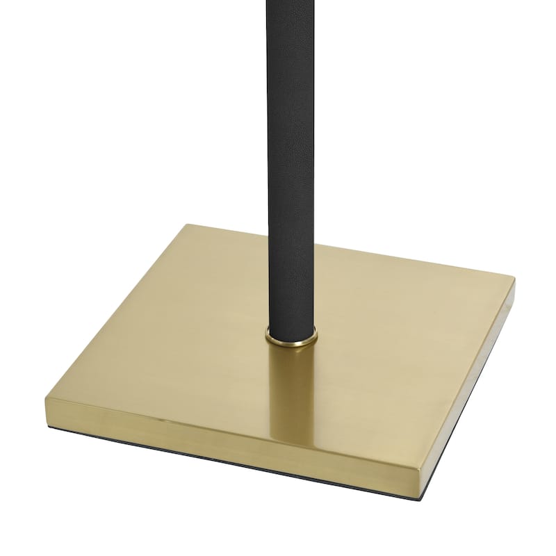 Dann Foley Lifestyle Floor Lamp - Black Shagreen