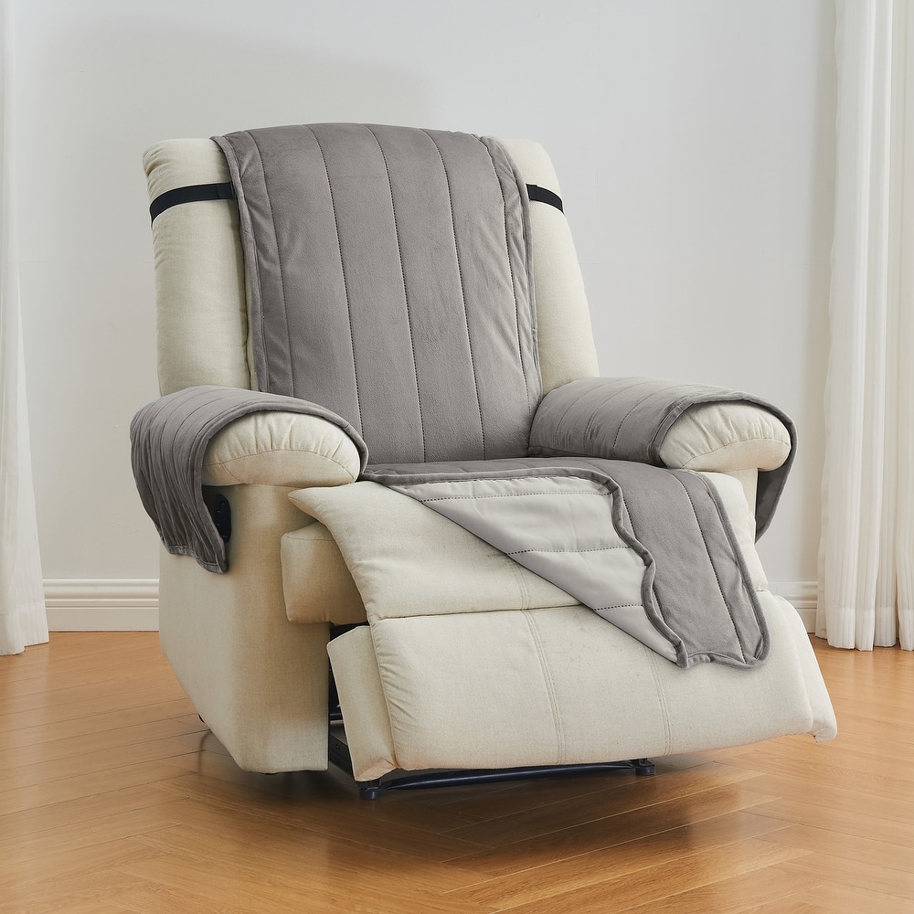 Velvet Recliner Cover Pet Furniture Protector