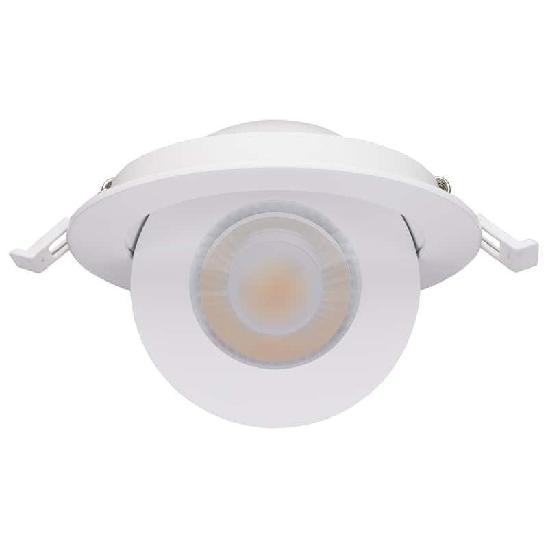9W LED Gimbaled Downlight 4in. RGB & Tunable White Round Starfish IOT 650L 120-277V
