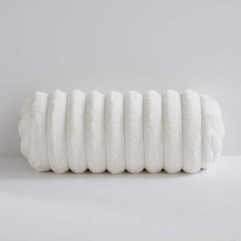 Sorra Home Indoor Knife Edge Bolster Pillow Single