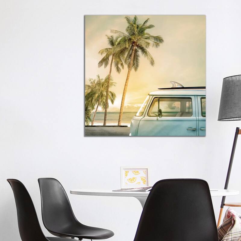 iCanvas "Day of Surfing" by Mike Calascibetta Canvas Print - 37x37x1.5