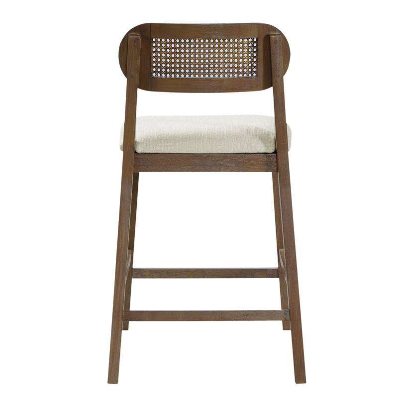 Christopher Knight Home - Kavo Modern Counter Height Bar Stools with Padded Seat & Adjustable Foot Glides