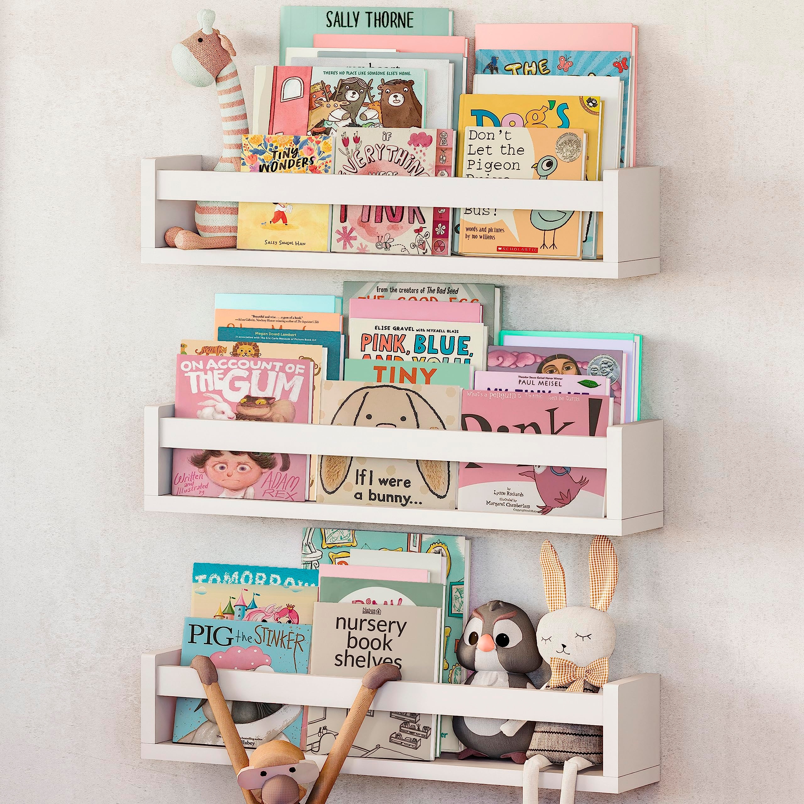 Floating bookshelves nursery online