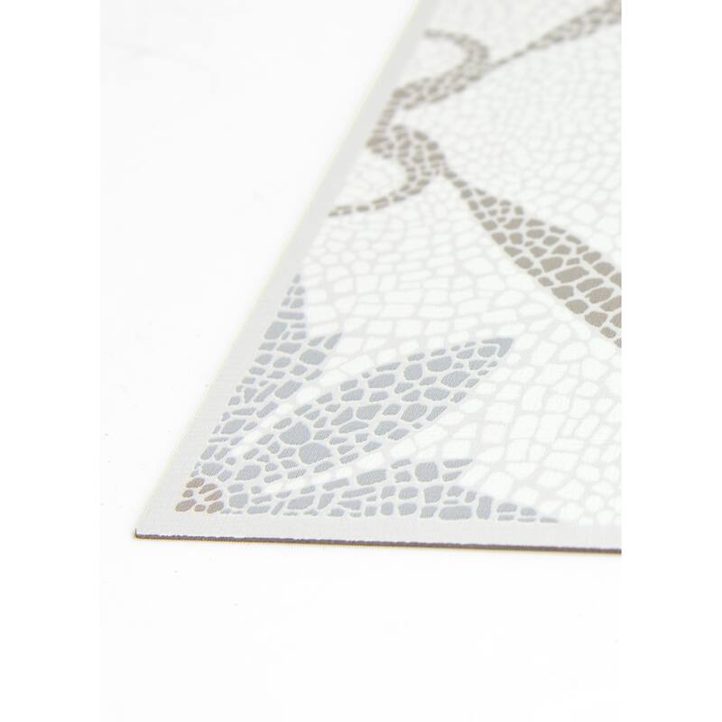 FloorPops Jamila Grey Peel and Stick Floor Tiles