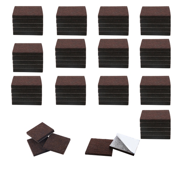 Square felt shop chair pads