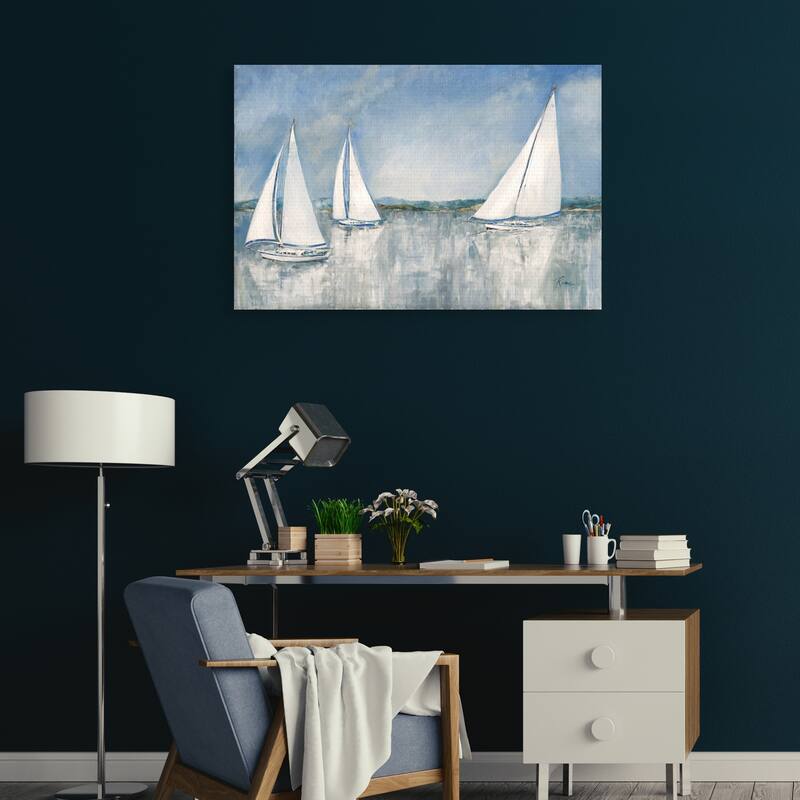 Catching the Breeze by Ruane Manning Canvas Art Print