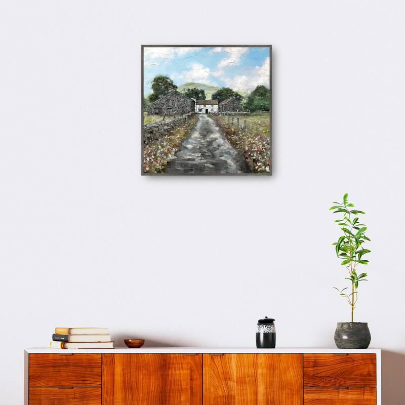 End of the Road By Studio Arts Canvas Art Print
