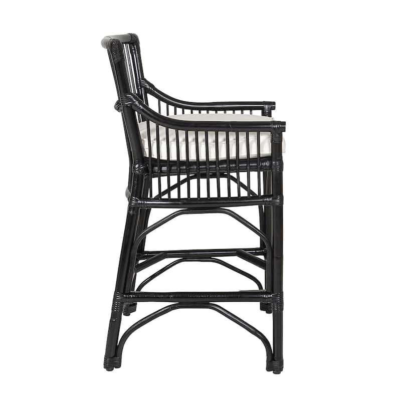 Rylan Rattan Counter Stool by East at Main