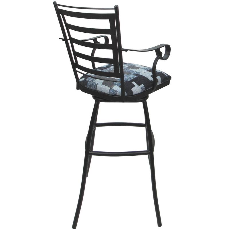 Outdoor Indoor Bar Stool Counter Extra Tall - Jenna with Arms