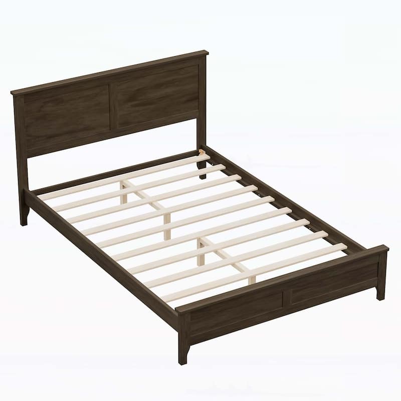 Charming Wood Platform Bed for Dreamy Nights and Relaxation