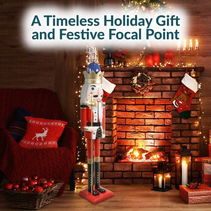 Balthazar the Protector Indoor Nutcracker Statue - 48-Inch