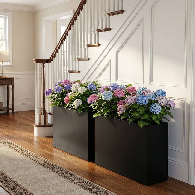 Metal Planters for Outdoor Plants Planter Box