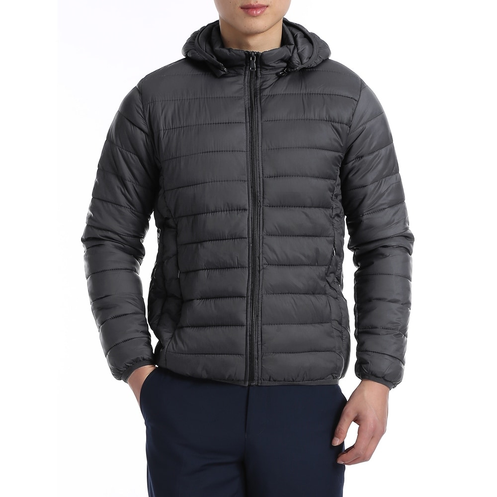 Featured image of post Black Mens Puffer Jacket With Fur Hood - Layer up with laidback men&#039;s hooded jackets.