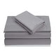 preview thumbnail 11 of 15, Egyptian Cotton 800 Thread Count Deep Pocket Bed Sheet Set Queen - Silver Grey