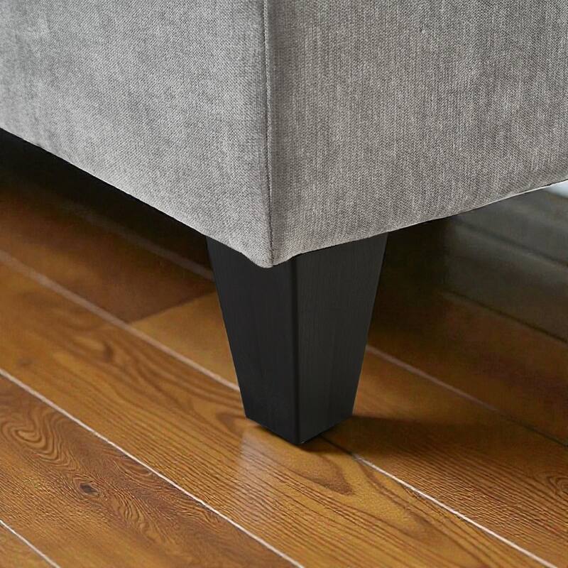 Modern 115" U-Shaped Modular Sectional Sofa with 2 Ottomans, USB Charging Ports, Foldable Side Tables, Chenille Upholstery