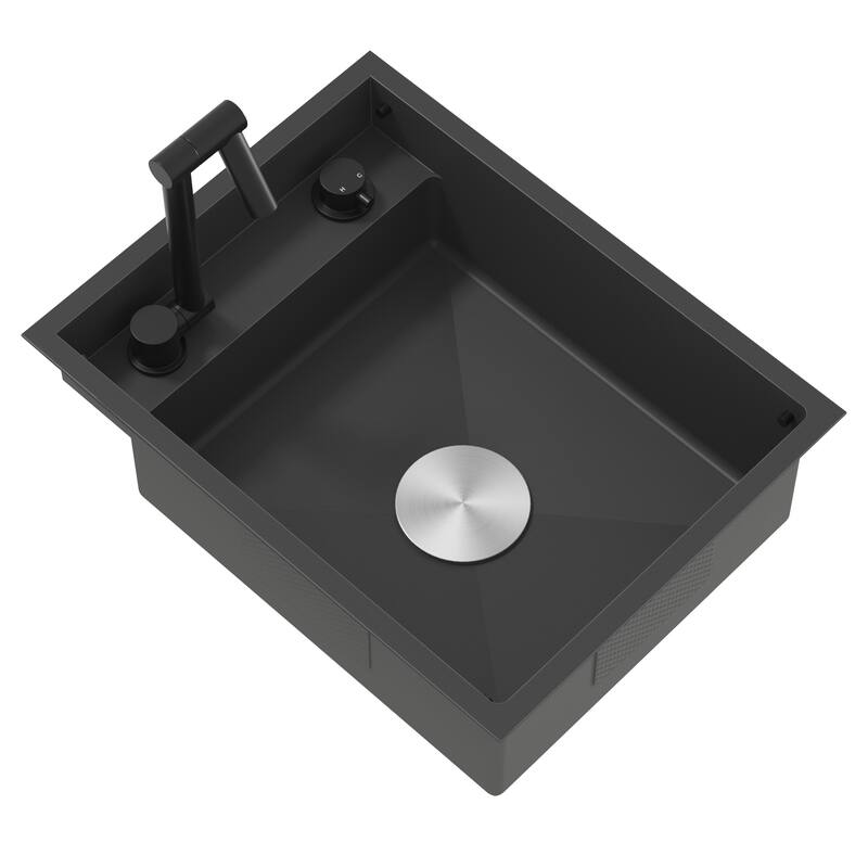 RV Sink with faucet and foldable tap