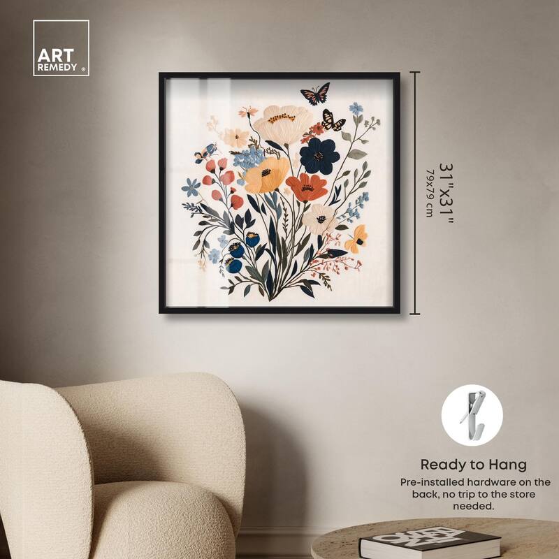 Garden of Threads I Shadowbox by Art Remedy