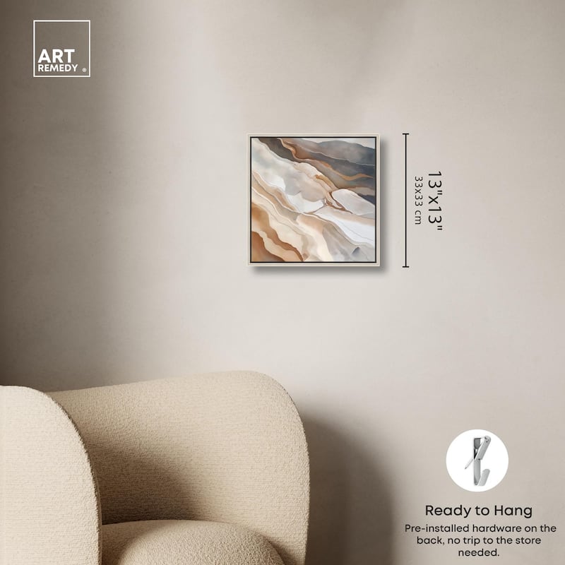 Earthen Flow Canvas by Art Remedy