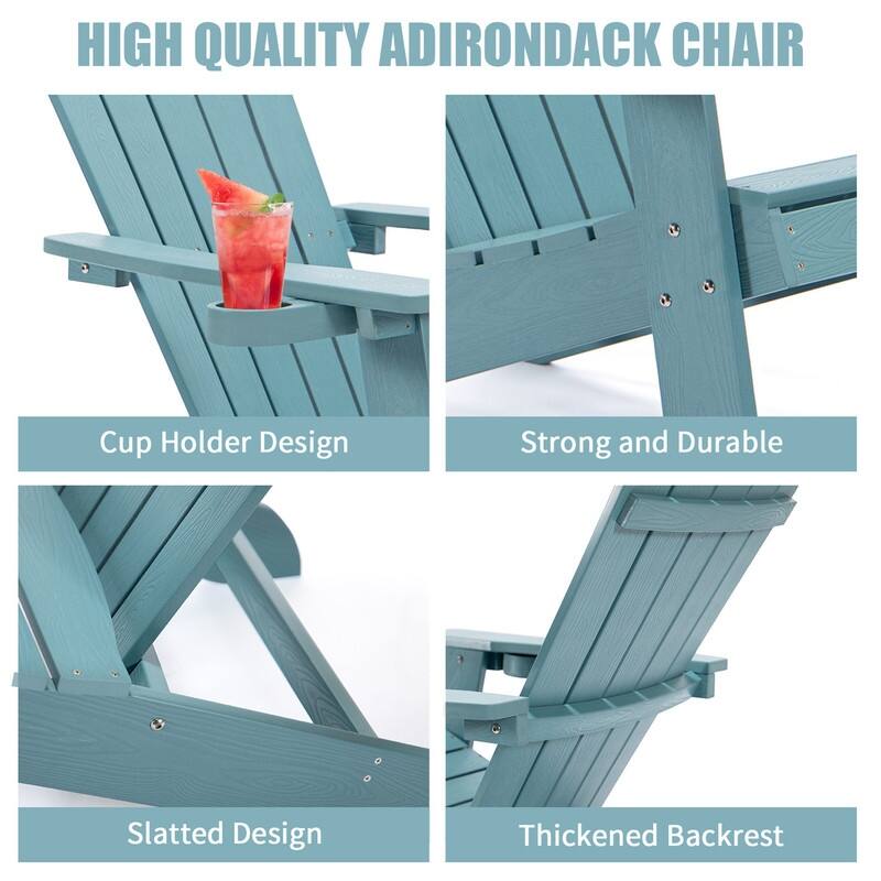 Direct Wicker Adirondack Chair