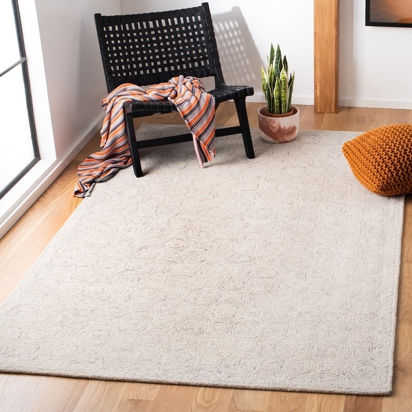 SAFAVIEH Handmade Micro-Loop Raelene Transitional Wool Rug - On Sale ...