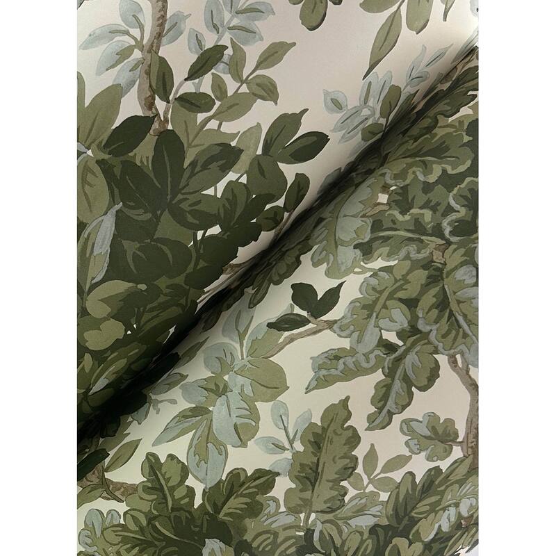 A-Street Prints Greenwood Moss Deciduous Wallpaper