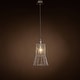 preview thumbnail 8 of 19, 1-Light Adjustable Lantern DIY Pendant Light with Metal Wire Cage