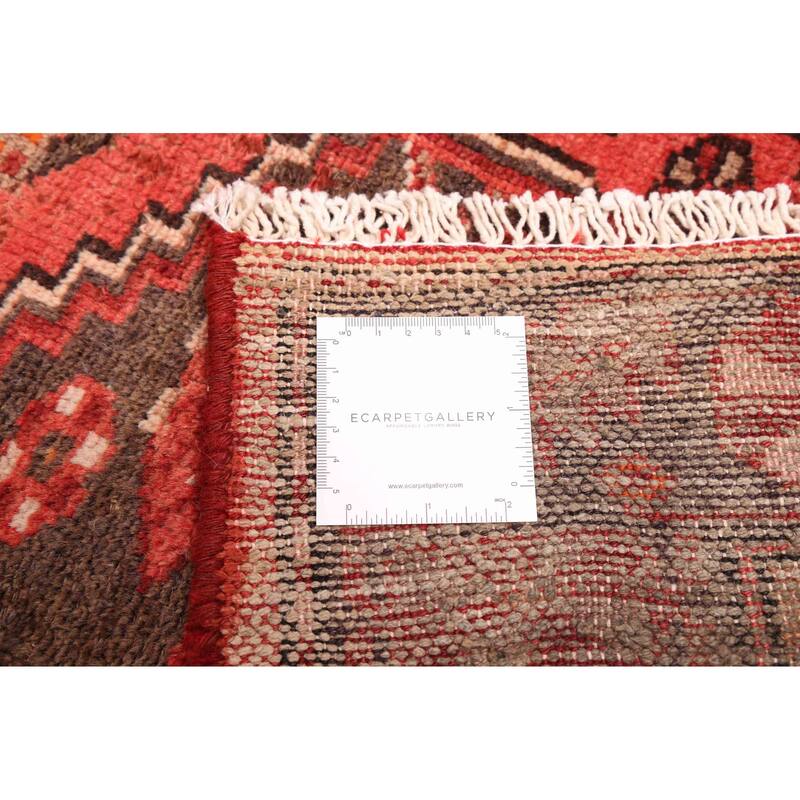 ECARPETGALLERY Hand-knotted Andelz Red Wool Rug - 3'8 x 6'11